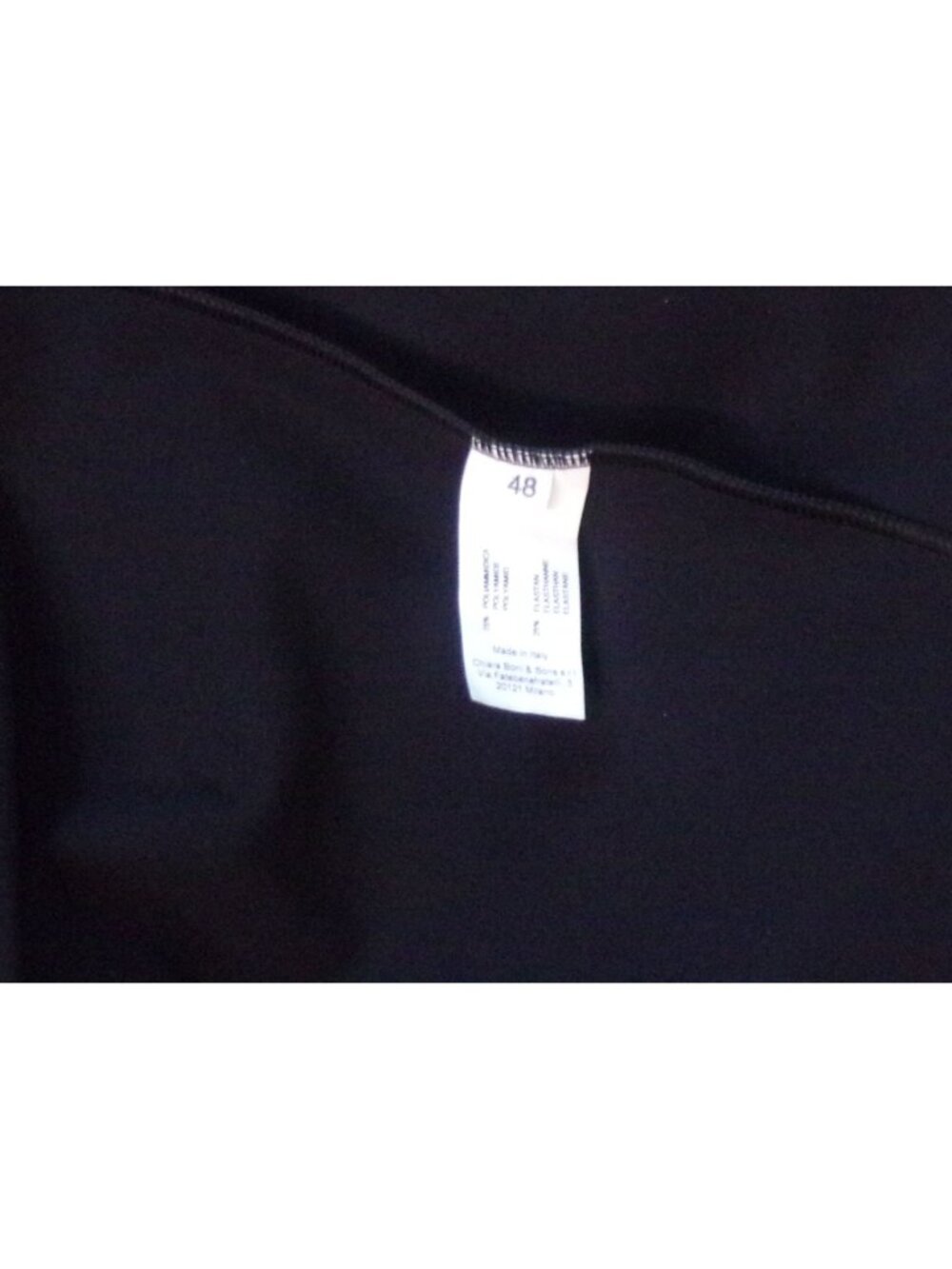 🆕CHIARA BONI Koppany Ruched Off Shoulder Gown Dress 12 Black - Picture 11 of 11